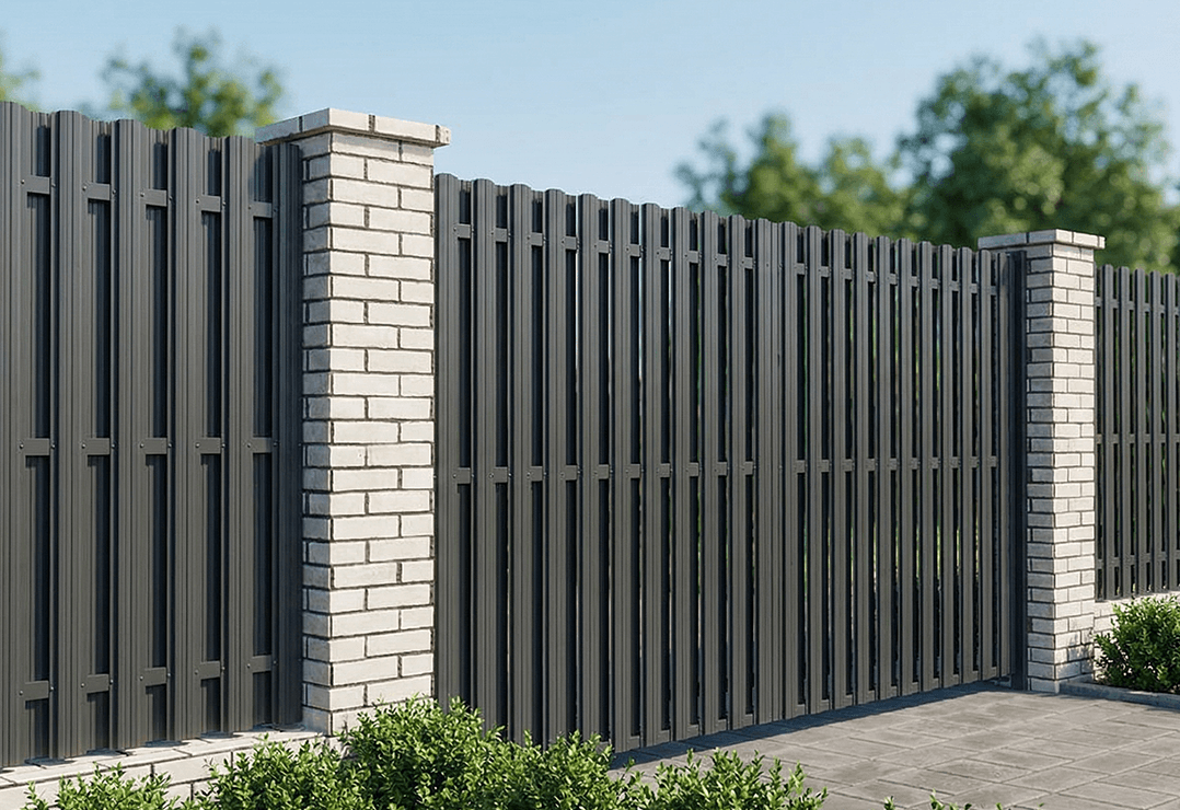 Poartă Batantă Șipcă — Anthracite grey, Chocolate brown, Stone grey