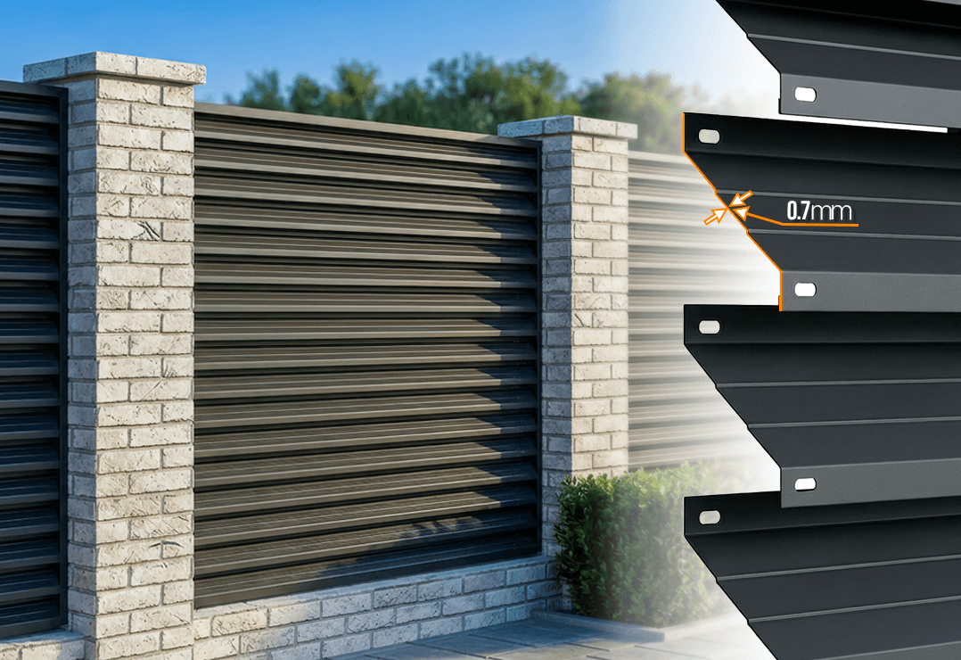 Gard Jaluze - 0.7mm — Anthracite grey, Chocolate brown, Stone grey