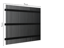 Gard Profilat Verical 40x20 PAS 40 — Dimensiuni la COMANDA