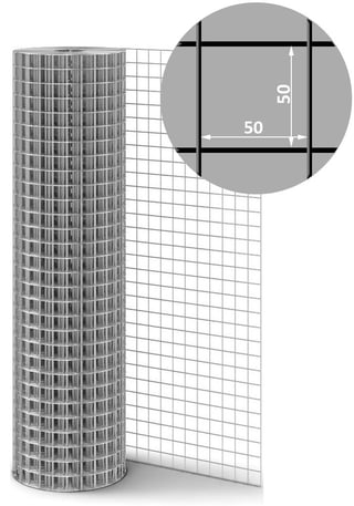 Plasa Sudata Zincata Ochi 50x50 H-1.0m — Plasa Sudata Zincata Ochi 50x50 d-1.6