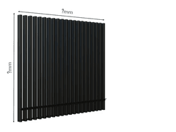 Gard Profilat LUX 80X40 — Dimensiuni la COMANDA