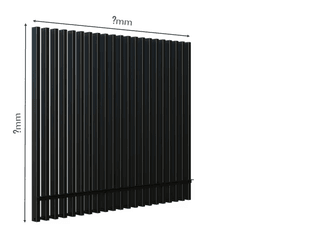 Gard Profilat LUX 80X40 — Dimensiuni la COMANDA