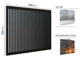 Gard Profilat INSIDE PAS 40 — Gard Profilat INSIDE PAS 40 Jet black