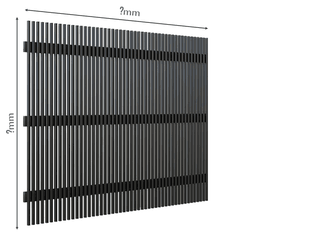 Gard Profilat Vertical 20x20 PAS 20 — Dimensiuni la COMANDA