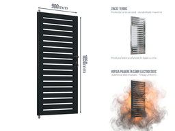 Portiță Profile Orizontale — Portită Profile Orizontale fără stîlpi Anthracite grey