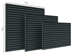 Gard Jaluze - 0.45mm — Dimensiuni la COMANDA Stone grey