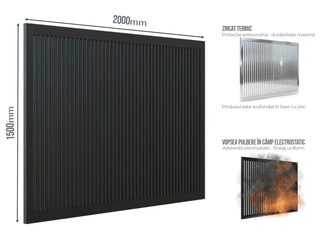 Gard Profilat INSIDE PAS 20 — Gard Profilat INSIDE PAS 20 Jet black