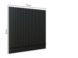Gard Profilat LUX 60X40 — Dimensiuni la COMANDA