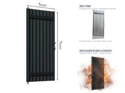 Portiță Jaluze Verticale — Portita Jaluze Verticale la COMANDĂ Jet black